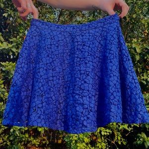 Blue Top Shop Skirt